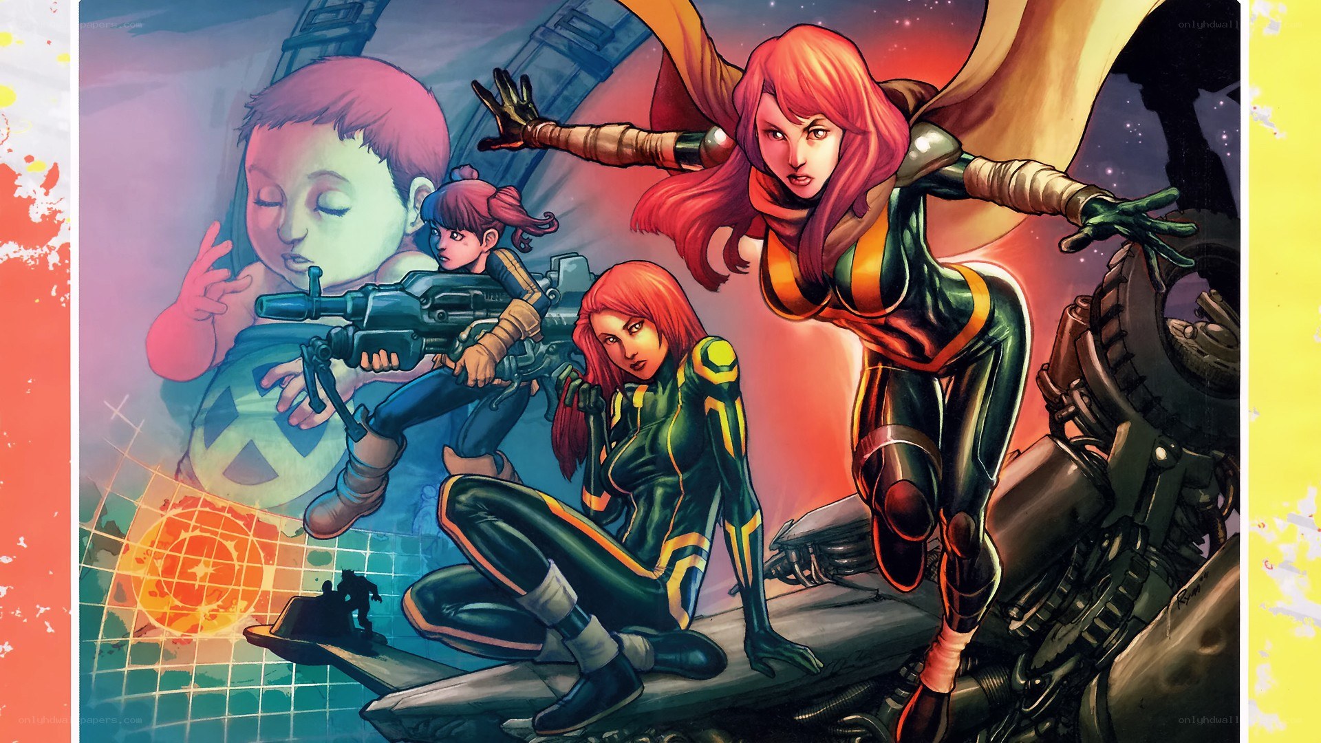 X-Men comic book cover art