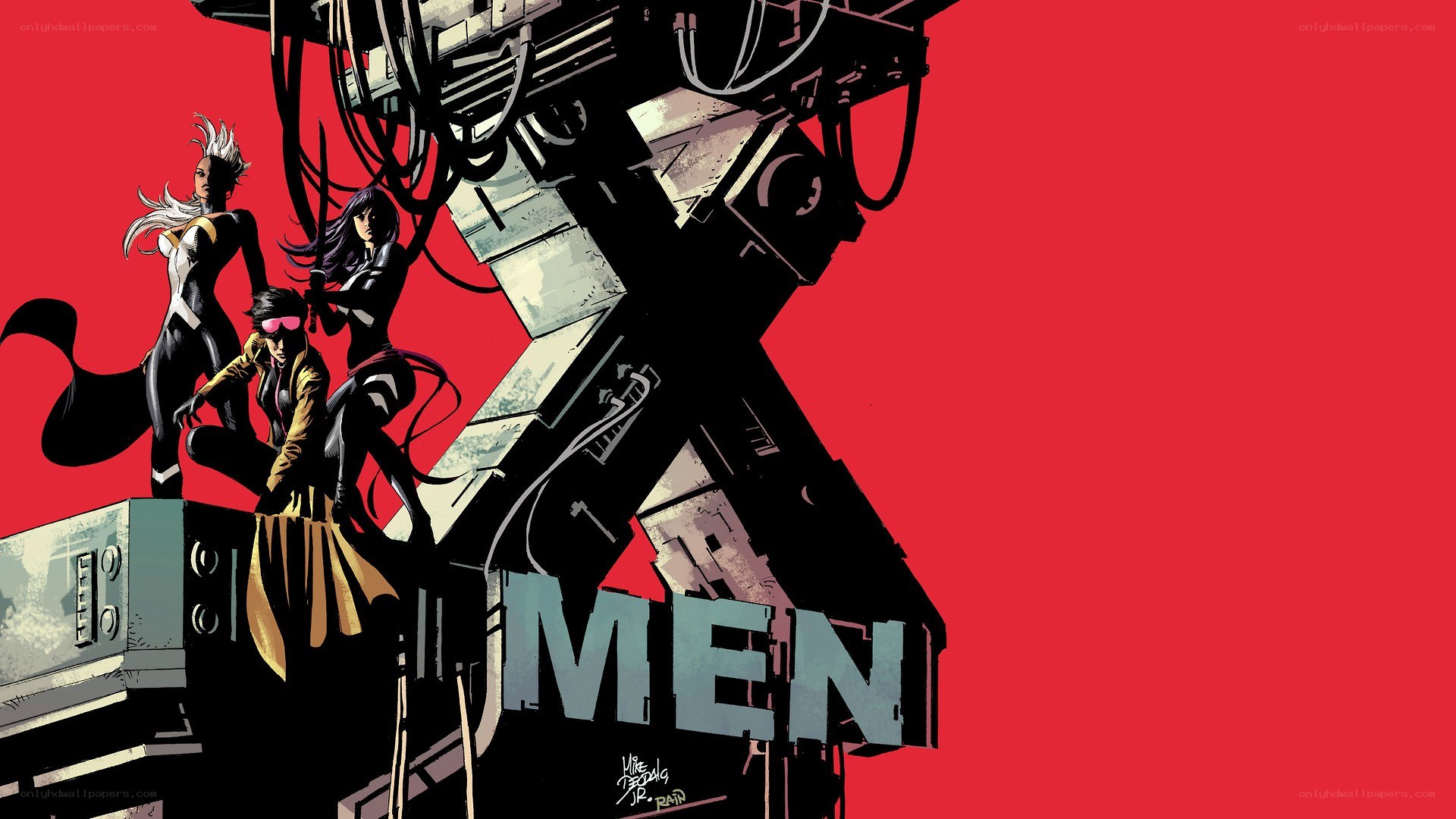 X-Men comic book cover art