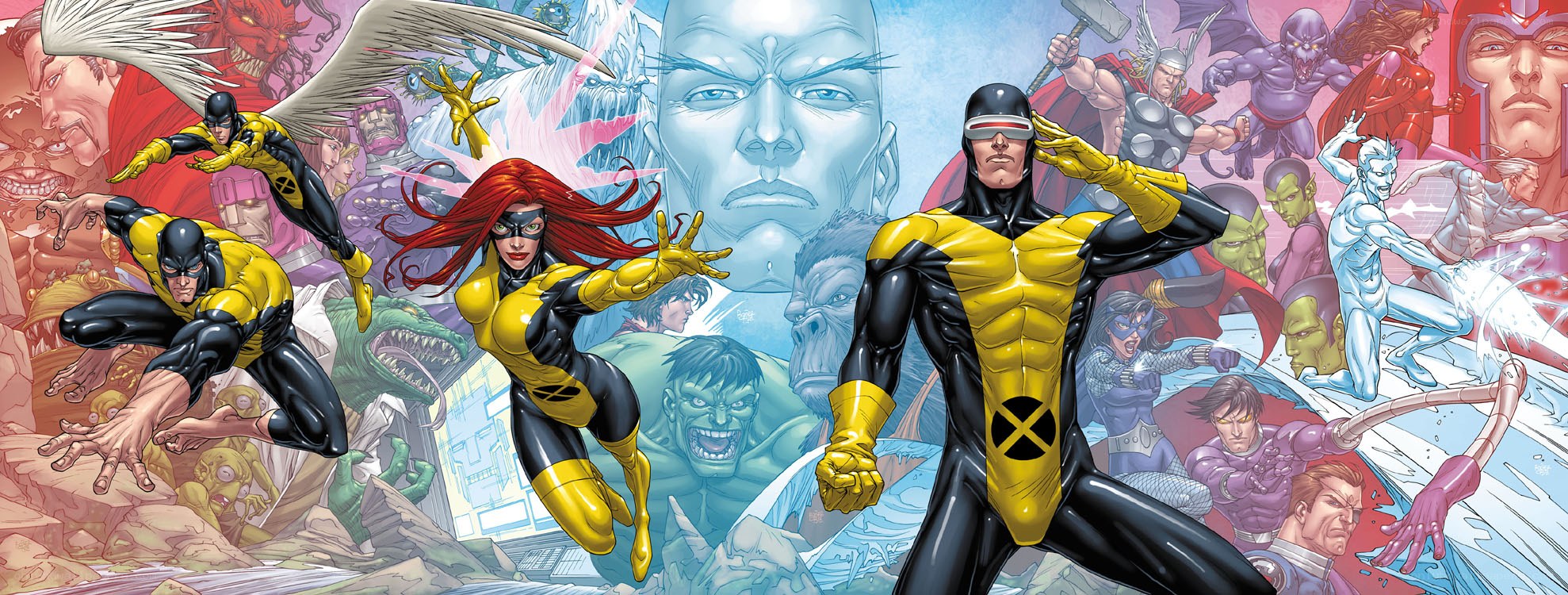 X-Men comic book cover art