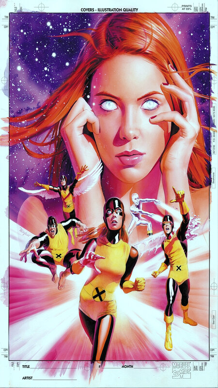 X-Men comic book cover art