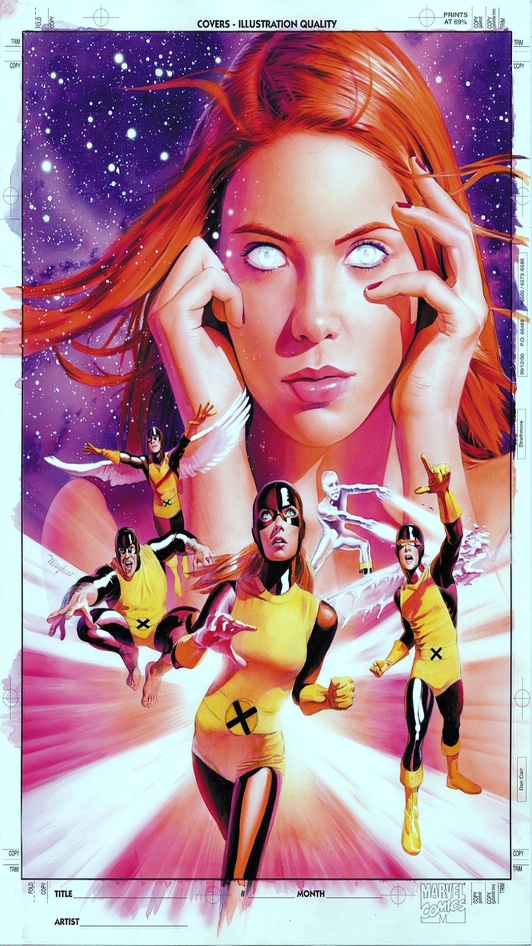 X-Men comic book cover art