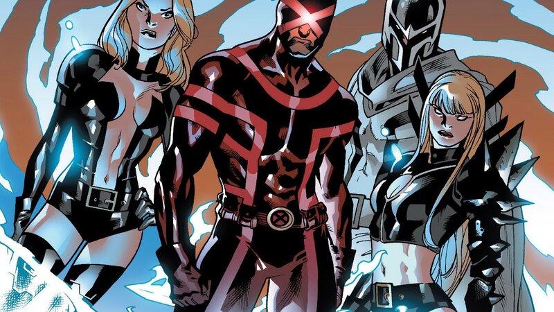 X-Men comic book panel