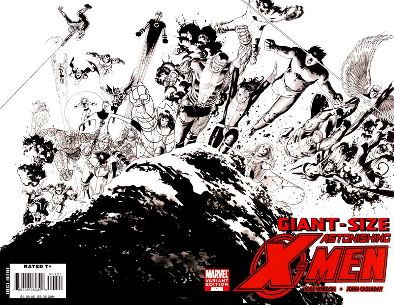 X-Men Comic Cover — Black