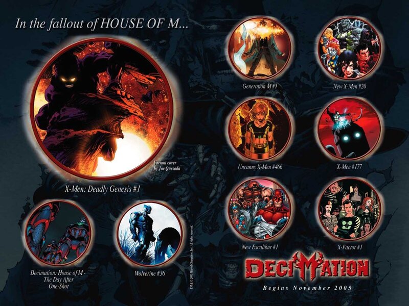 X-Men: Decimation event
