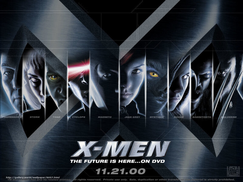 X-Men DVD release poster