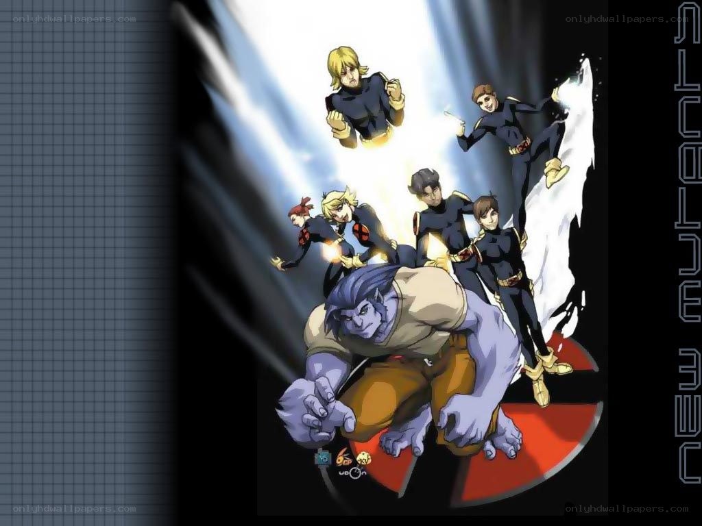 X-Men Evolution team artwork