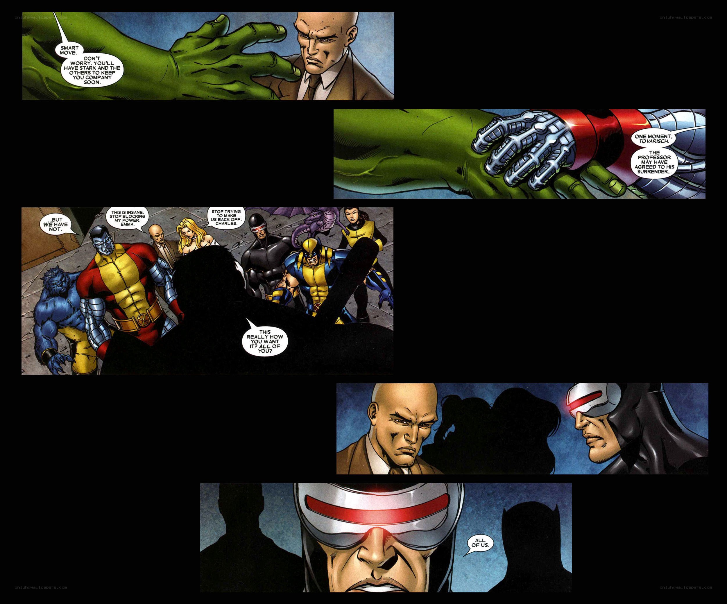 X-Men face off against a villain