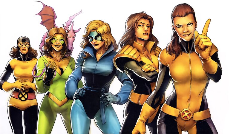 X-Men female heroes group