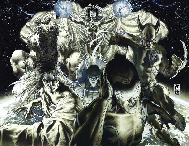 X-Men in space battle