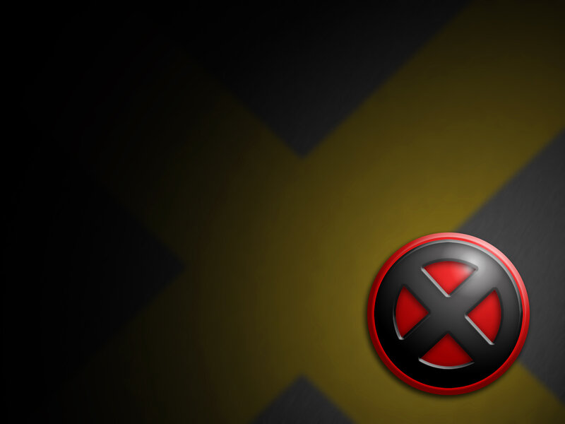X-Men logo on dark background