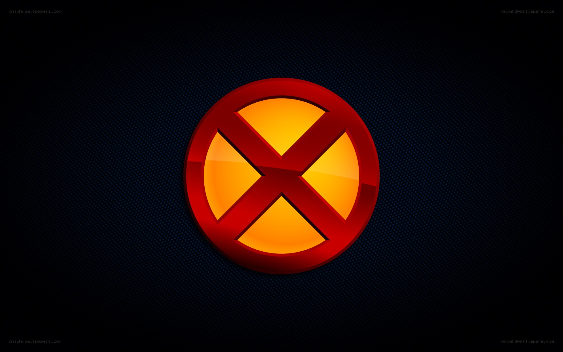 X-Men logo on dark background