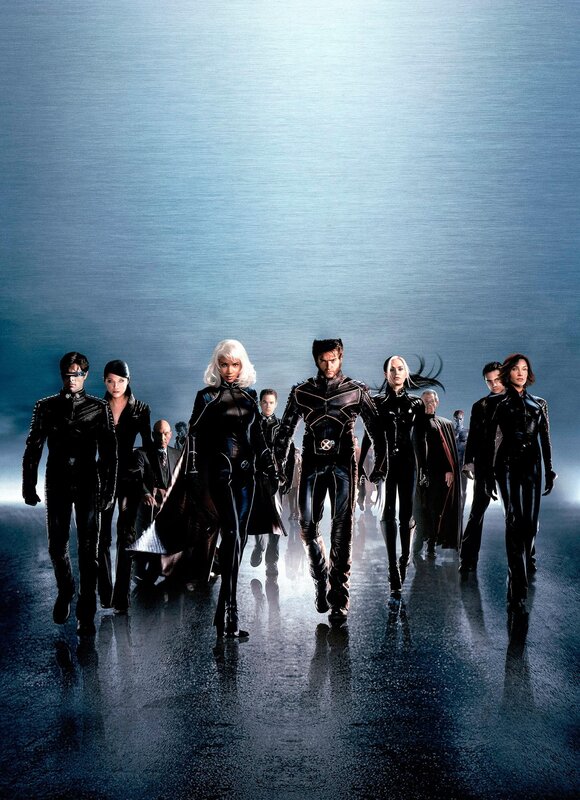 X-Men movie cast group shot