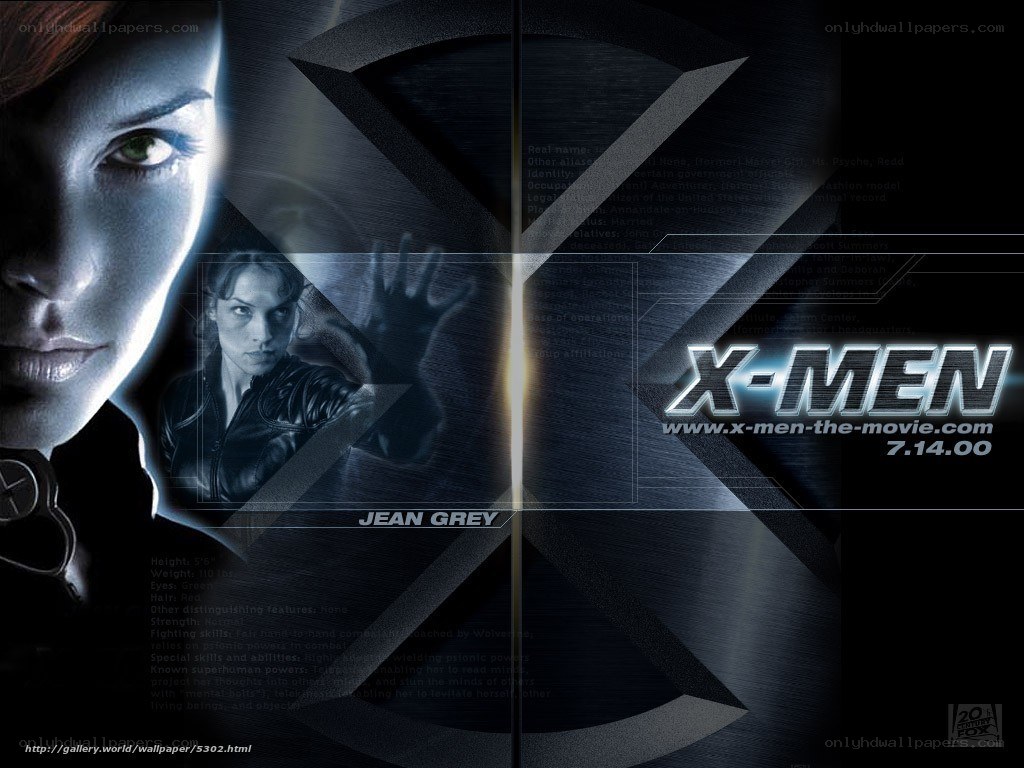 X-Men movie poster featuring Jean Grey