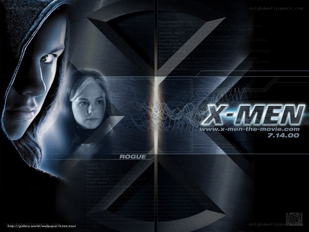 X-Men movie poster featuring Rogue