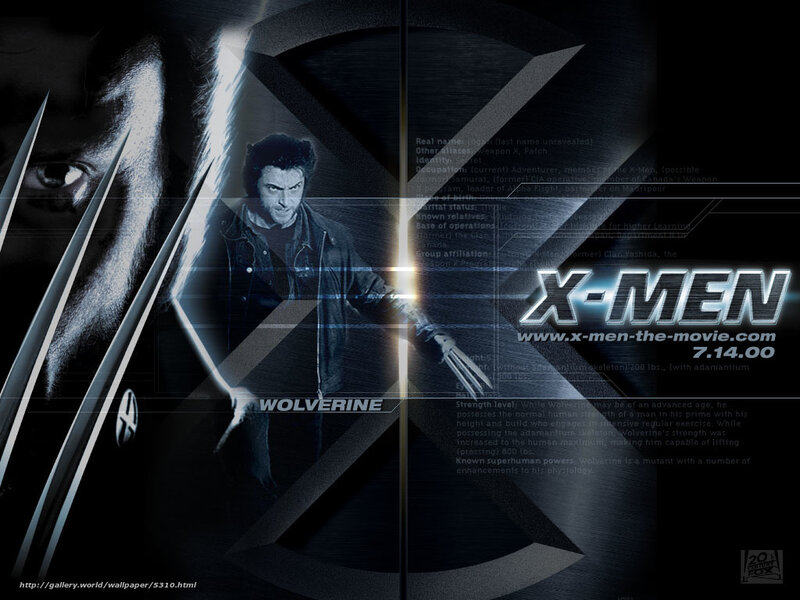 X-Men movie poster featuring Wolverine