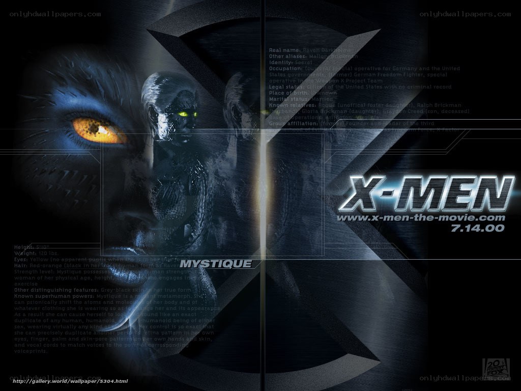 X-Men Mystique character profile