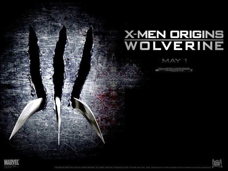 X-Men Origins Wolverine movie poster