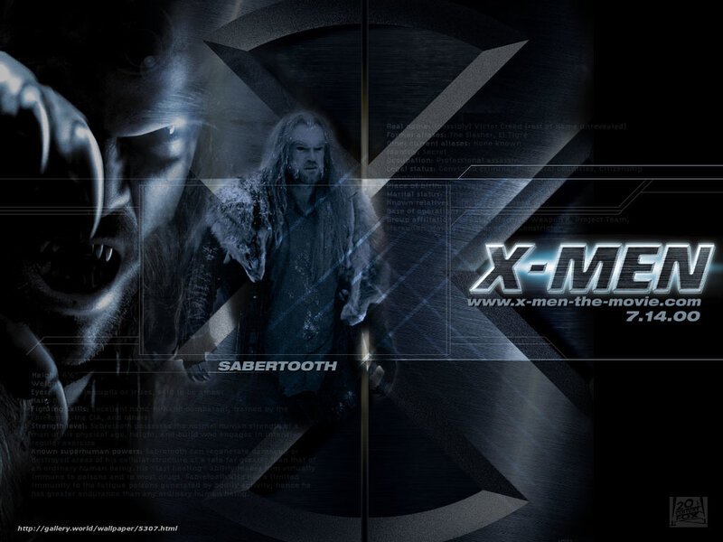 X-Men Sabertooth character art