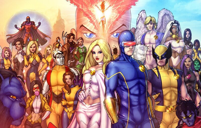 X-Men team group portrait