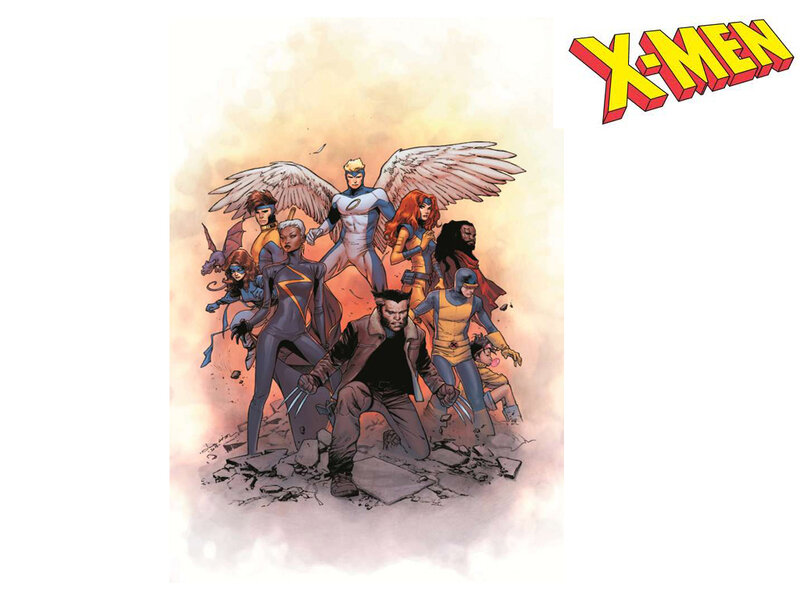 X-Men Team Group — Yellow, Dramatic
