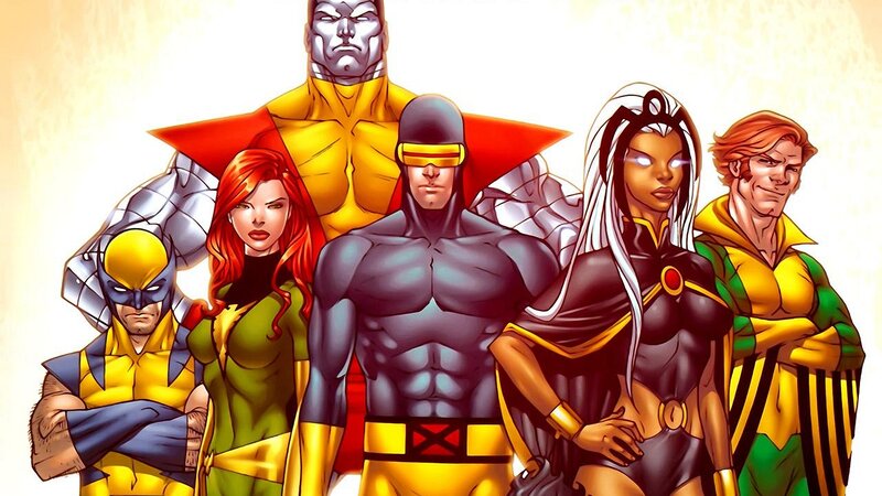 X-Men Team Group — Yellow, Heroic, Comic