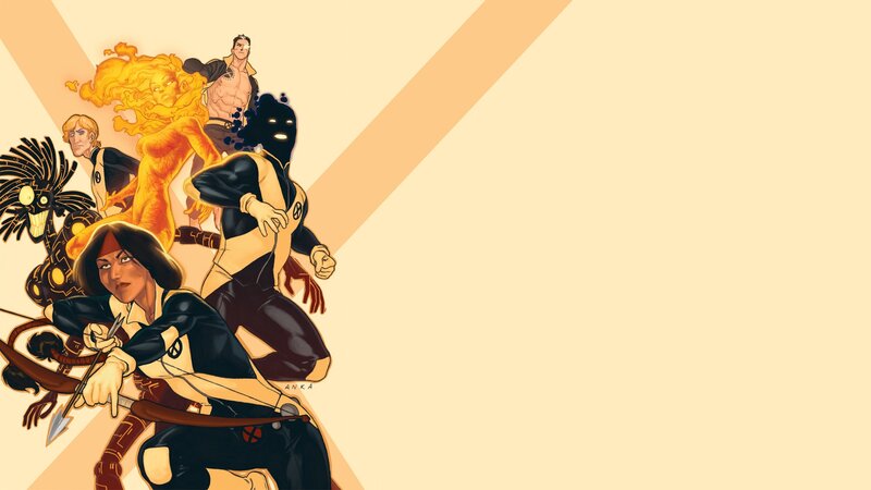 X-Men team illustration
