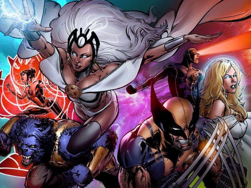 X-Men team in action