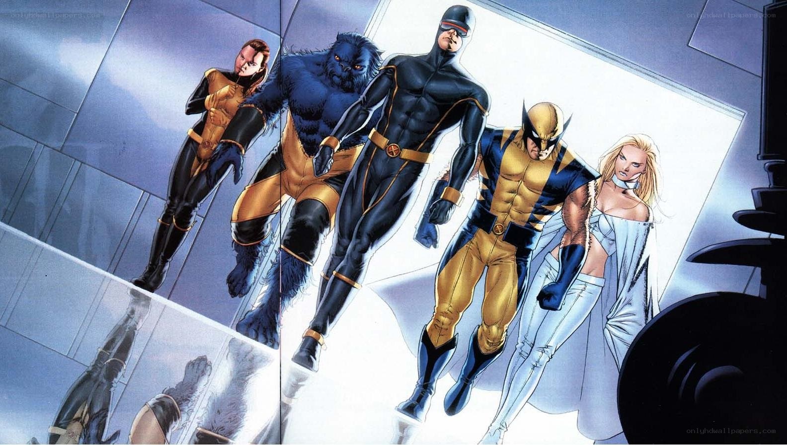 X-Men team in action