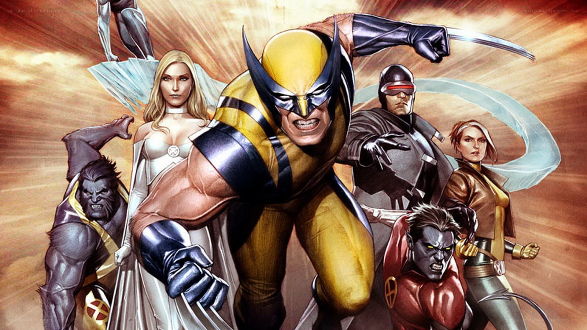 X-Men team in action