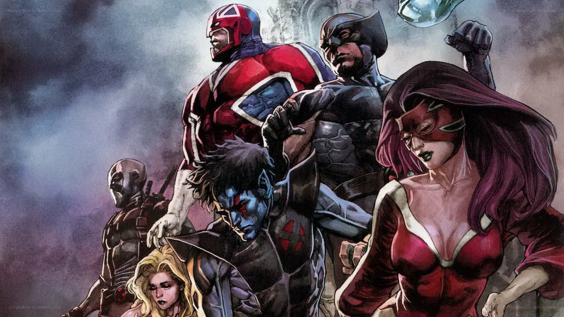 X-Men team in action