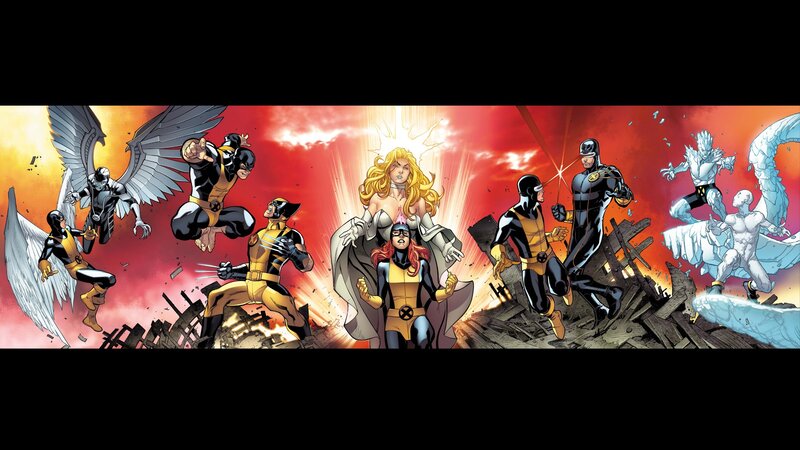 X-Men team in action