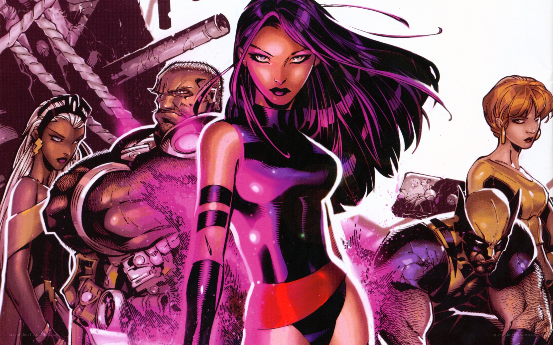 X-Men team in action