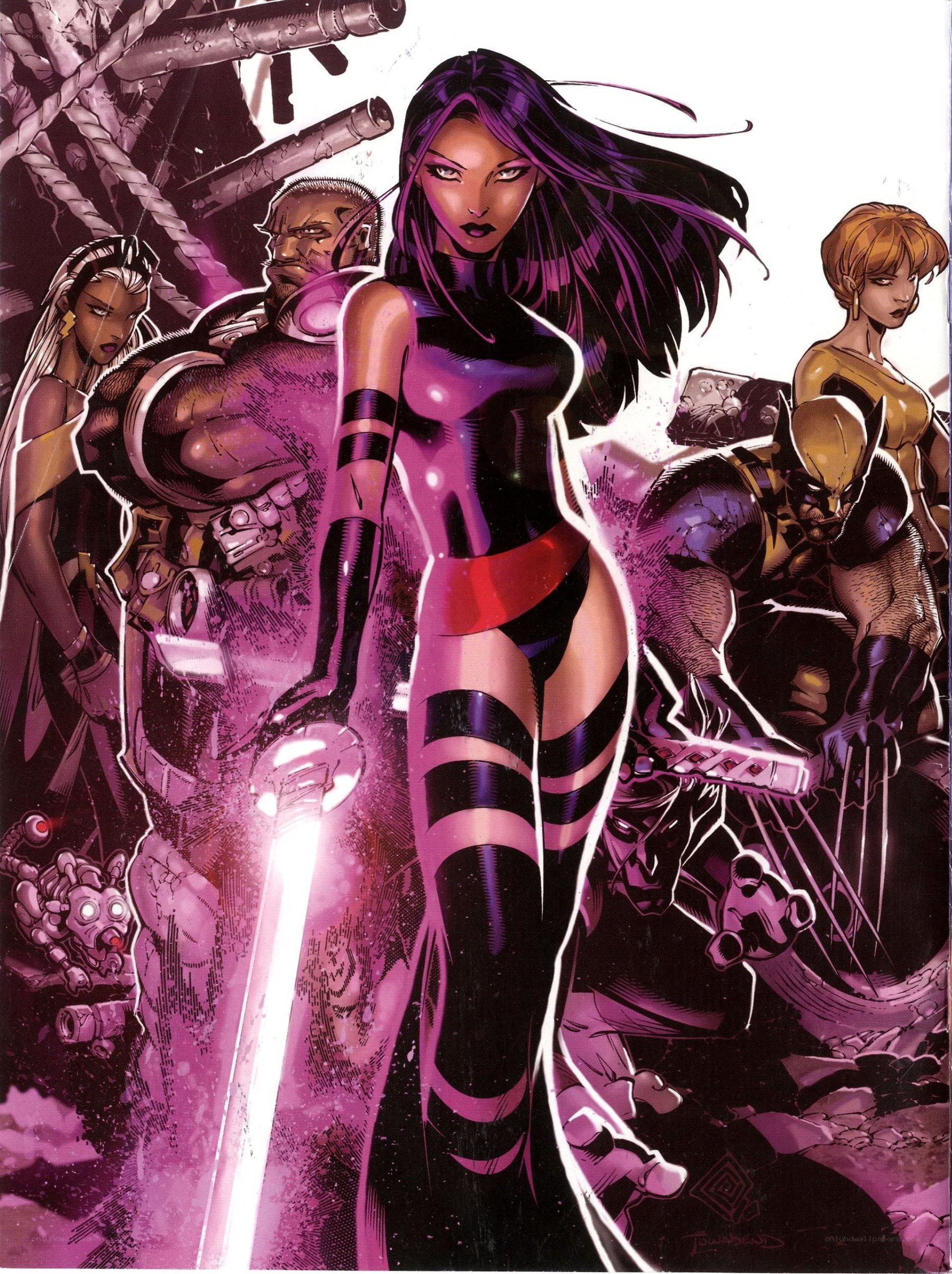 X-Men team in action