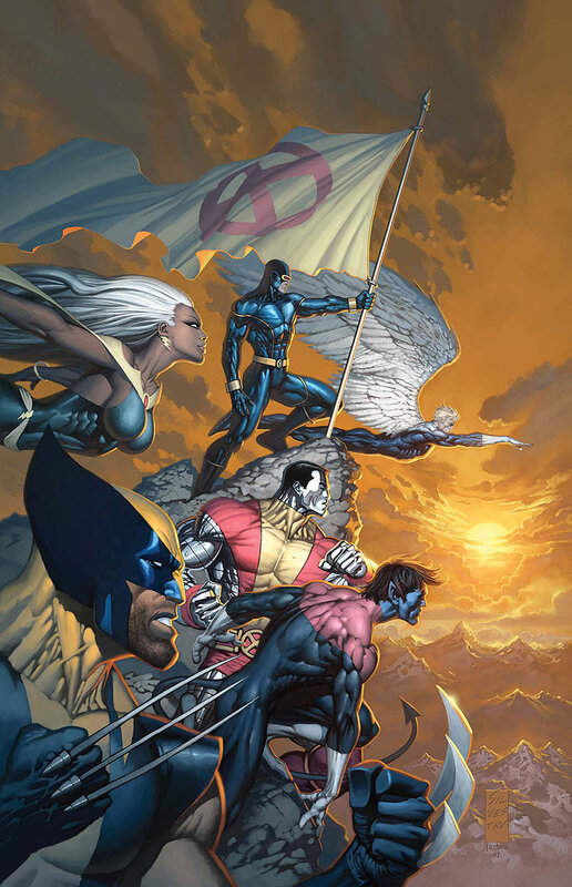 X-Men team in action
