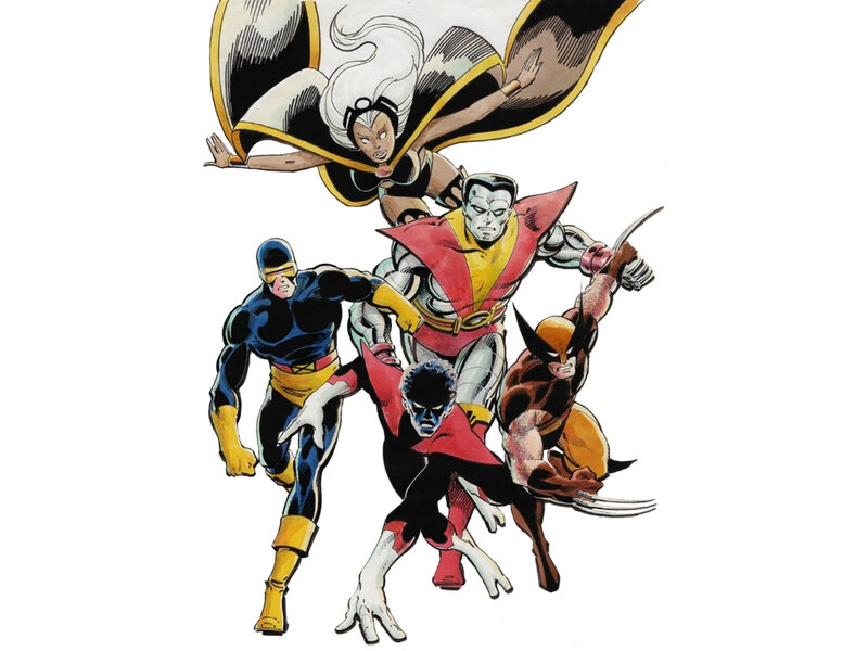 X-Men Team in Action — Black