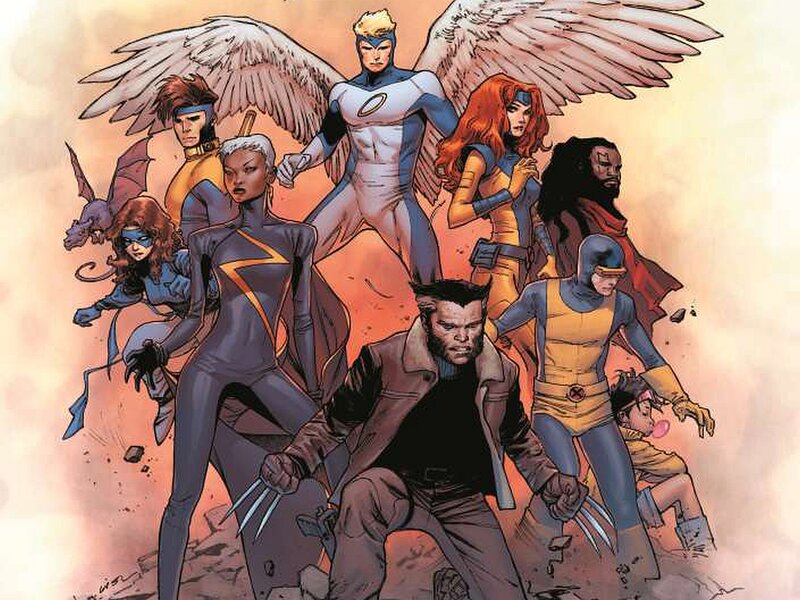 X-Men Team in Action — Orange