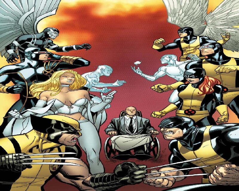 X-Men Team in Action — Red