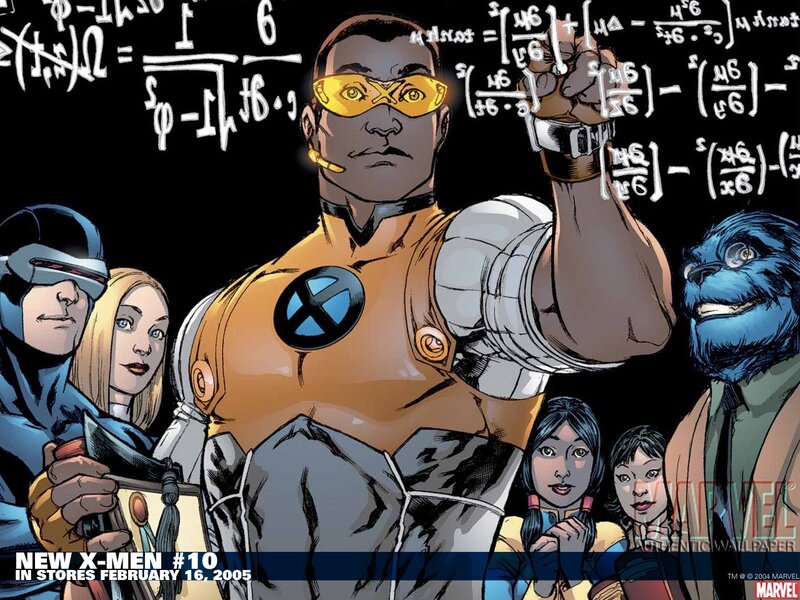 X-Men Team in Comic Art