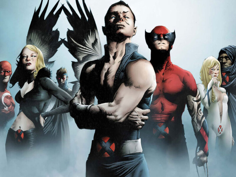 X-Men Team in Formation — Red