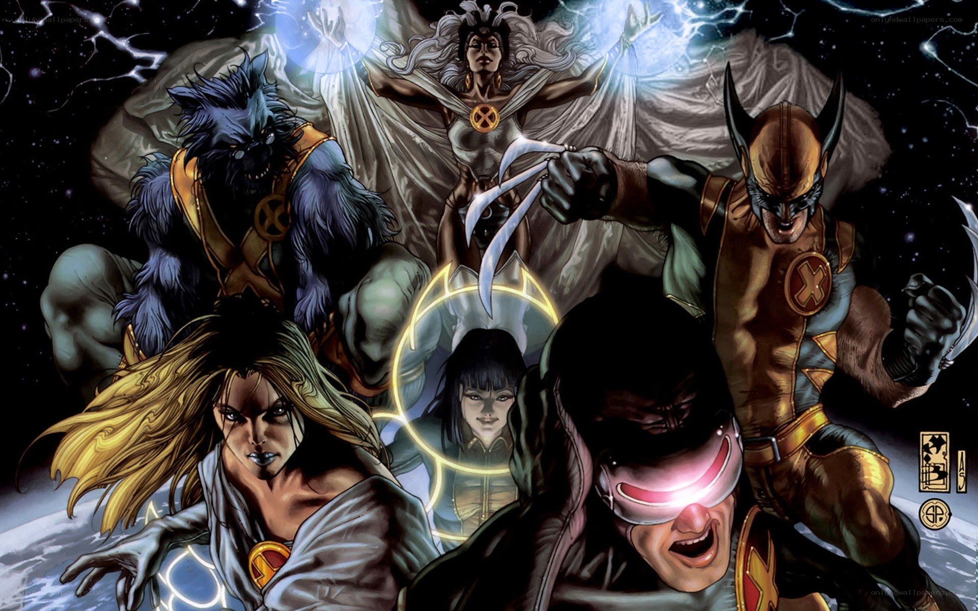 X-Men team in space