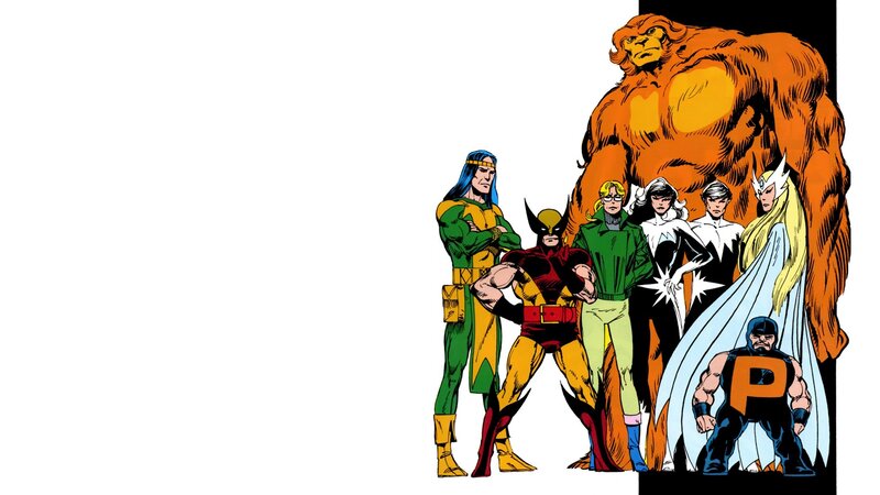 X-Men team lineup