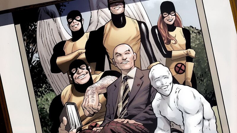 X-Men Team Photo — Yellow