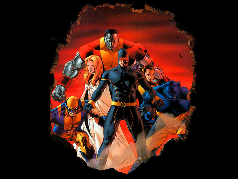 X-Men Team — Red, Dramatic
