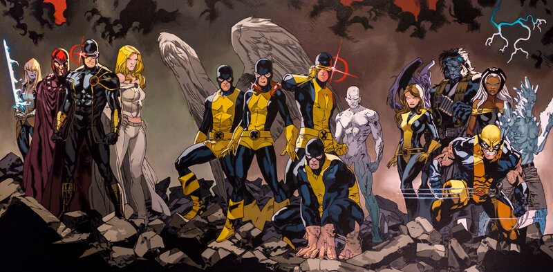X-Men Team Standing — Yellow, Dramatic