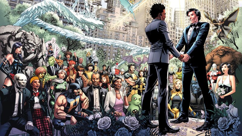 X-Men wedding celebration