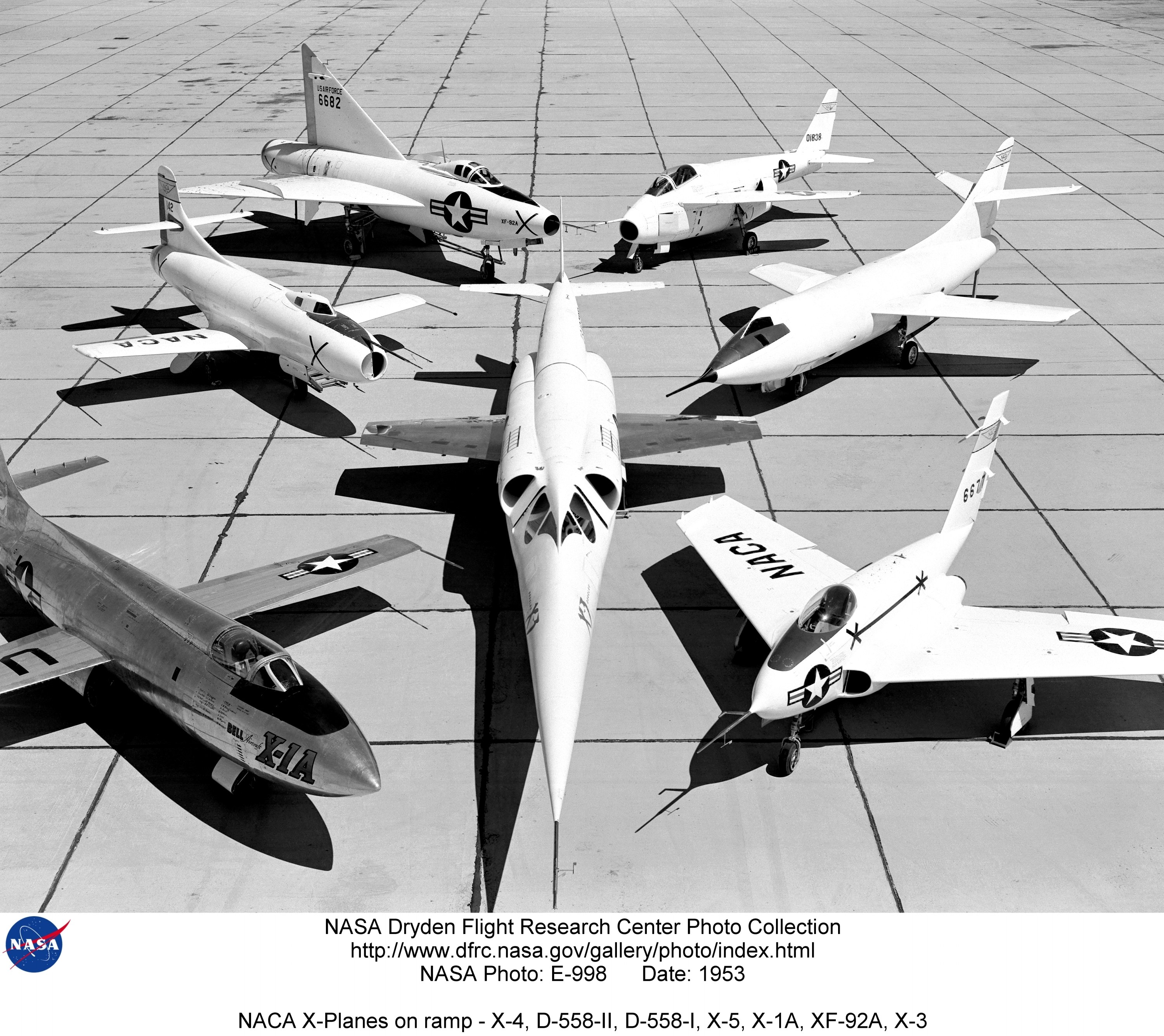X-Planes on the ramp