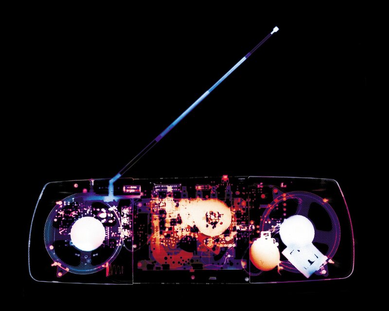 X-ray of a boombox