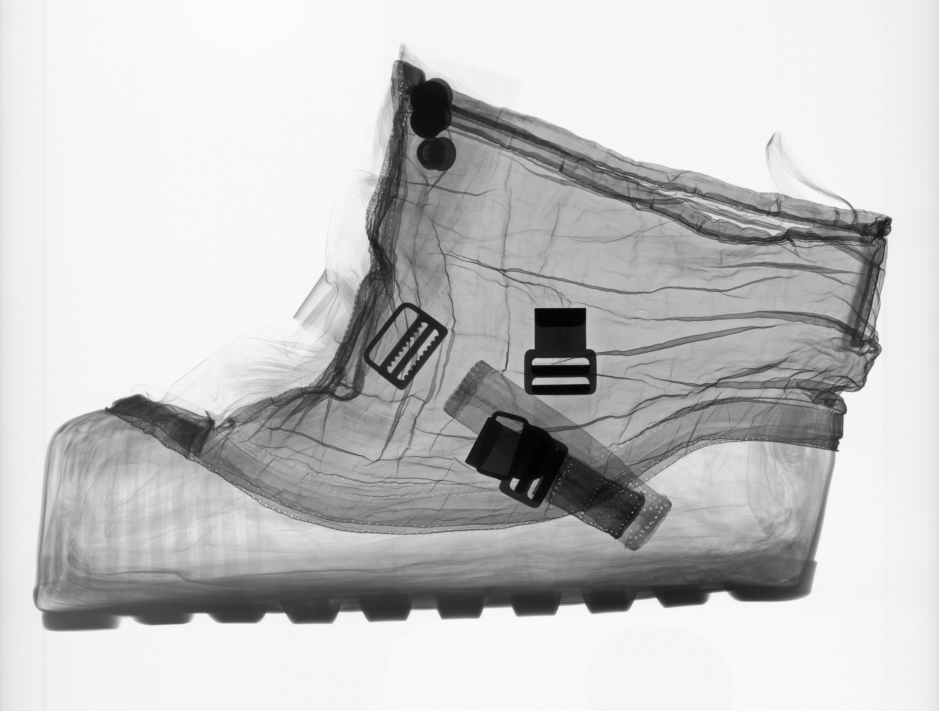 X-ray of a boot