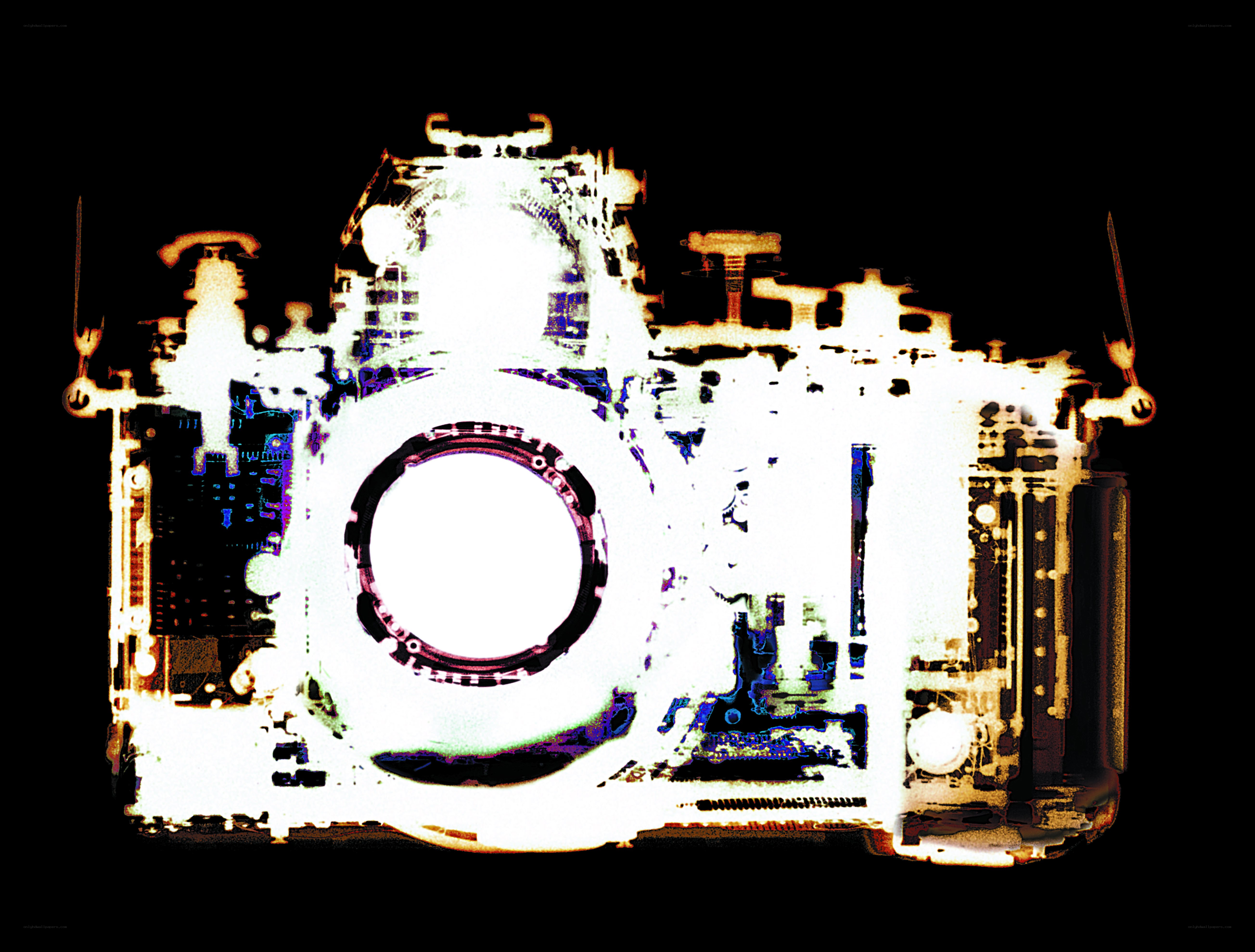 X-ray of a camera
