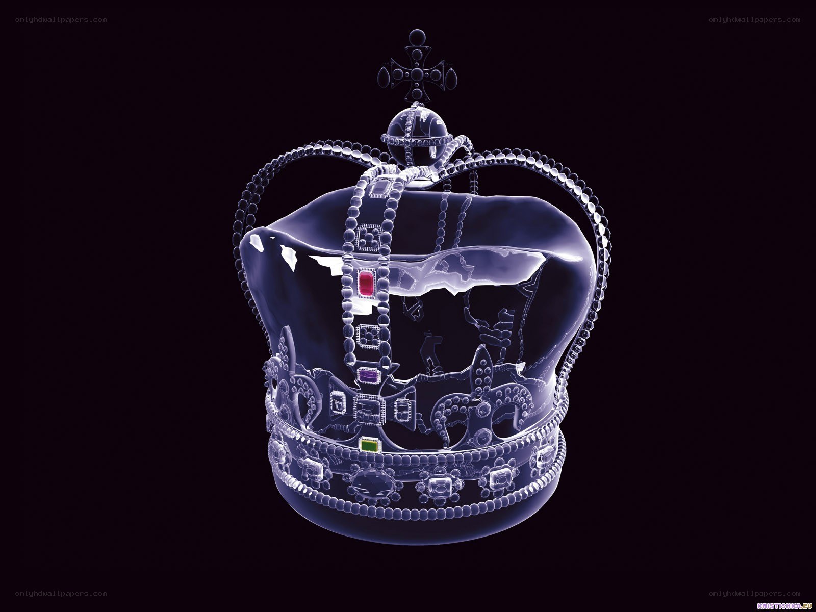 X-ray of a crown